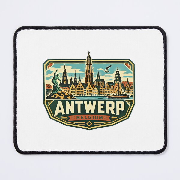 Item preview, Antwerp Belgium Travel Souvenir European City Destination designed and sold by Simsimah26Parks.