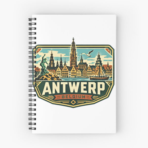 Item preview, Antwerp Belgium Travel Souvenir European City Destination designed and sold by Simsimah26Parks.
