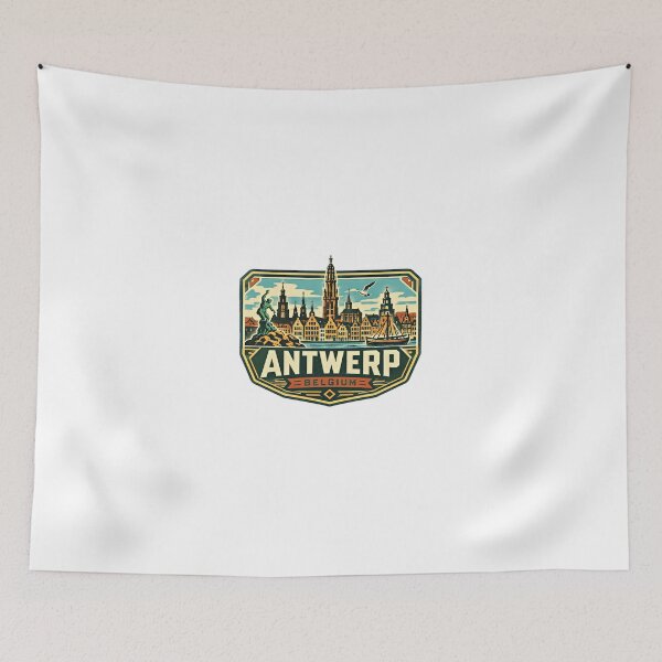 Item preview, Antwerp Belgium Travel Souvenir European City Destination designed and sold by Simsimah26Parks.