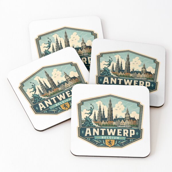 Item preview, Antwerp Belgium Cityscape Traveler Souvenir designed and sold by Simsimah26Parks.