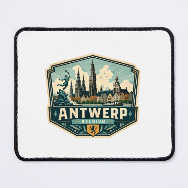 Item preview, Antwerp Belgium Cityscape Traveler Souvenir designed and sold by Simsimah26Parks.