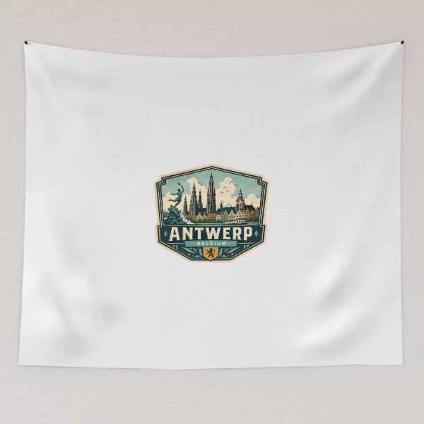 Item preview, Antwerp Belgium Cityscape Traveler Souvenir designed and sold by Simsimah26Parks.