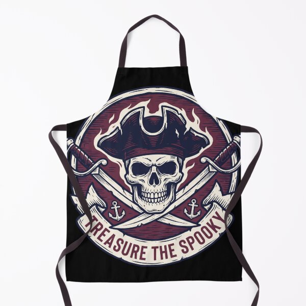 Item preview, Treasure The Spooky Pirate Skull Crossed Swords Halloween designed and sold by TeNovaStudio.
