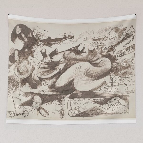 Item preview, jackson Pollock artwork designed and sold by Bivrgagnon.