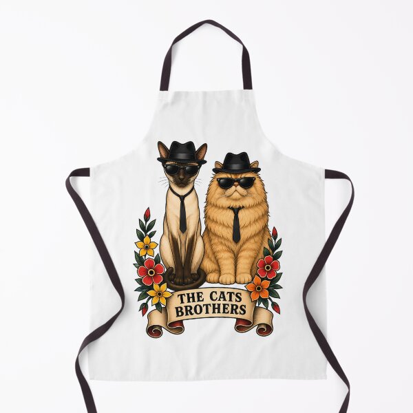 Item preview, The Cats Brothers Blues Parody Tattoo Art designed and sold by Old's Cool Cat Studio.