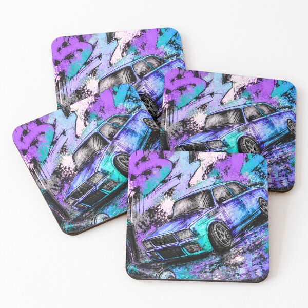 Item preview, Graffiti Street Racing Car – Colorful Automotive Art designed and sold by PetruArtDesigns.