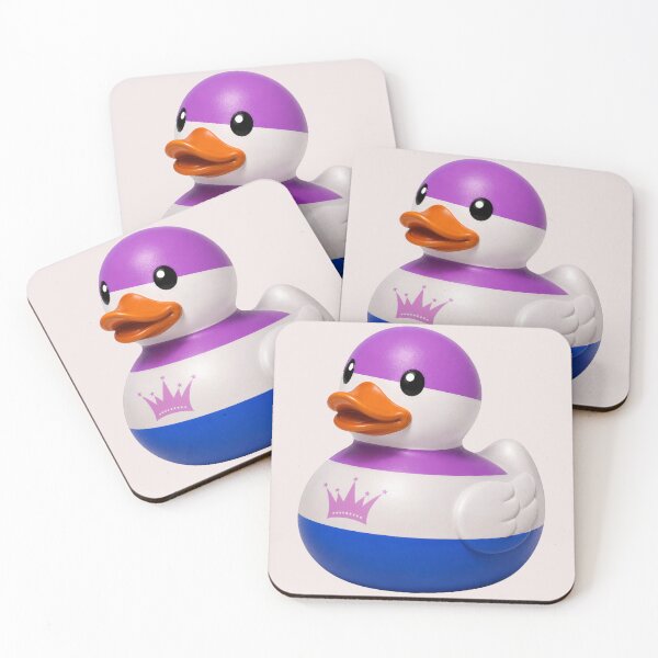 Item preview, Patito de goma con la bandera del orgullo drag designed and sold by Shirts With Pride.