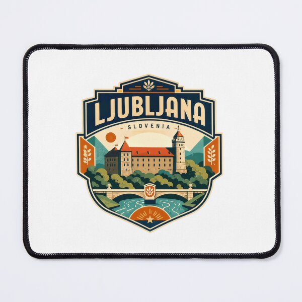 Item preview, Ljubljana Slovenia Travel Destination Visitor Souvenir designed and sold by Simsimah26Parks.