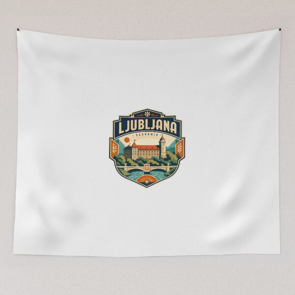 Item preview, Ljubljana Slovenia Travel Destination Visitor Souvenir designed and sold by Simsimah26Parks.