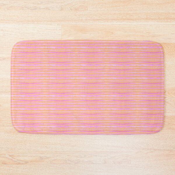 Item preview, Watercolor Pink Orange Stripe Pattern designed and sold by Zaya_art.