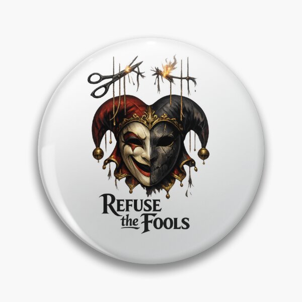 Item preview, Refuse the Fools – Dark Jester Defiance Design designed and sold by quietrevolt.
