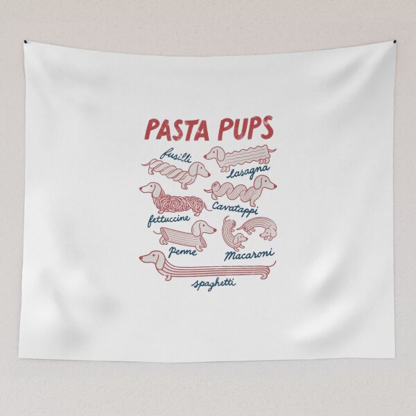 Item preview, Cachorros de pasta: divertidos perros salchicha amantes de la pasta designed and sold by roartusa.