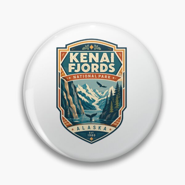 Item preview, Kenai Fjords National Park Alaska Est 1980 United States Travel Outdoor Adventure designed and sold by Simsimah26Parks.