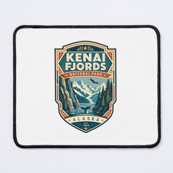 Item preview, Kenai Fjords National Park Alaska Est 1980 United States Travel Outdoor Adventure designed and sold by Simsimah26Parks.