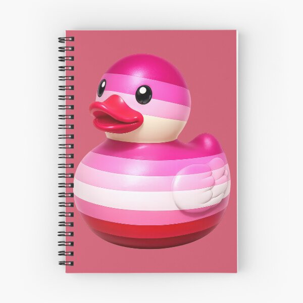 Item preview, Lesbian Pride Flag Rubber Duck designed and sold by Shirts With Pride.
