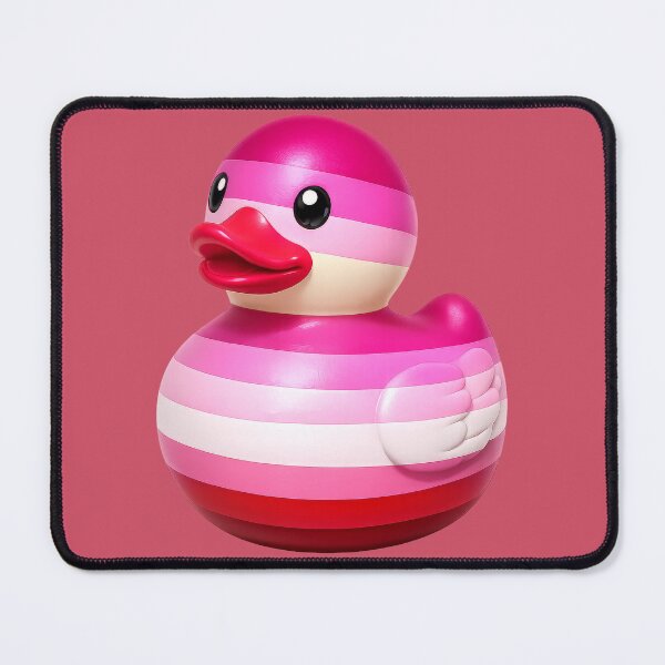 Item preview, Lesbian Pride Flag Rubber Duck designed and sold by Shirts With Pride.