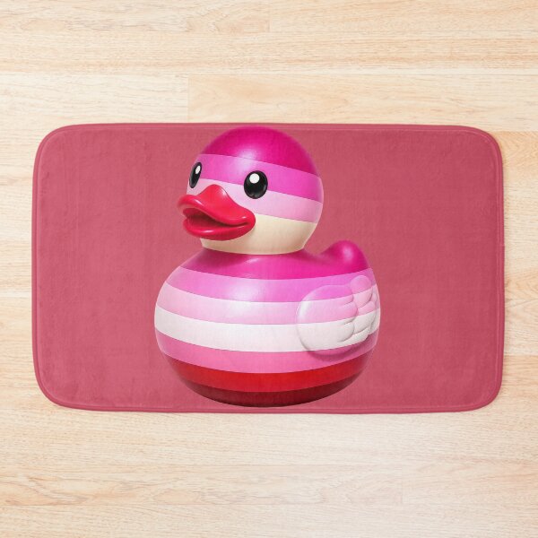 Item preview, Lesbian Pride Flag Rubber Duck designed and sold by Shirts With Pride.