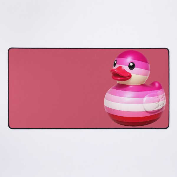 Item preview, Lesbian Pride Flag Rubber Duck designed and sold by Shirts With Pride.