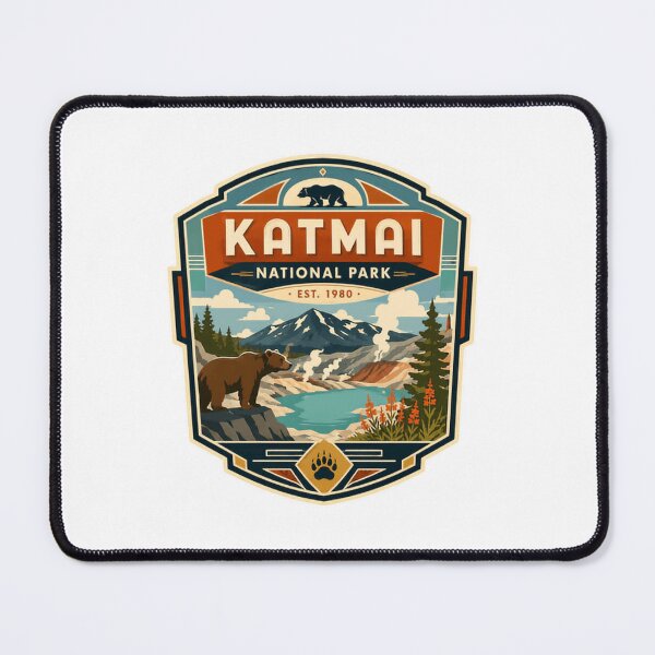 Item preview, Katmai National Park Est. 1980 Alaska Bear Nature Explorer designed and sold by Simsimah26Parks.