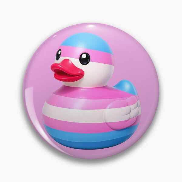 Item preview, Trans Pride Flag Rubber Ducky designed and sold by Shirts With Pride.