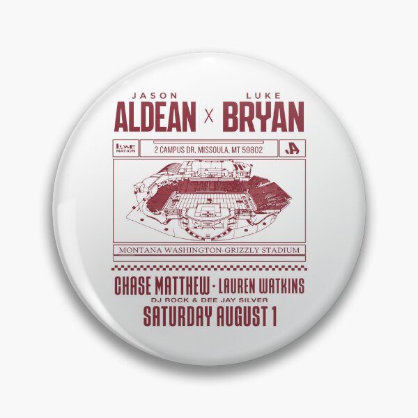 Item preview, Jason Aldean X Luke Bryan Montana Washington Grizzly Stadium designed and sold by weepyzumi.