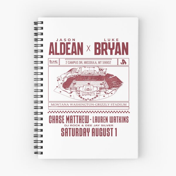 Item preview, Jason Aldean X Luke Bryan Montana Washington Grizzly Stadium designed and sold by weepyzumi.