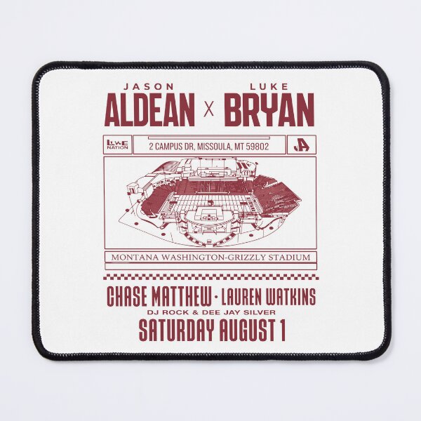 Item preview, Jason Aldean X Luke Bryan Montana Washington Grizzly Stadium designed and sold by weepyzumi.