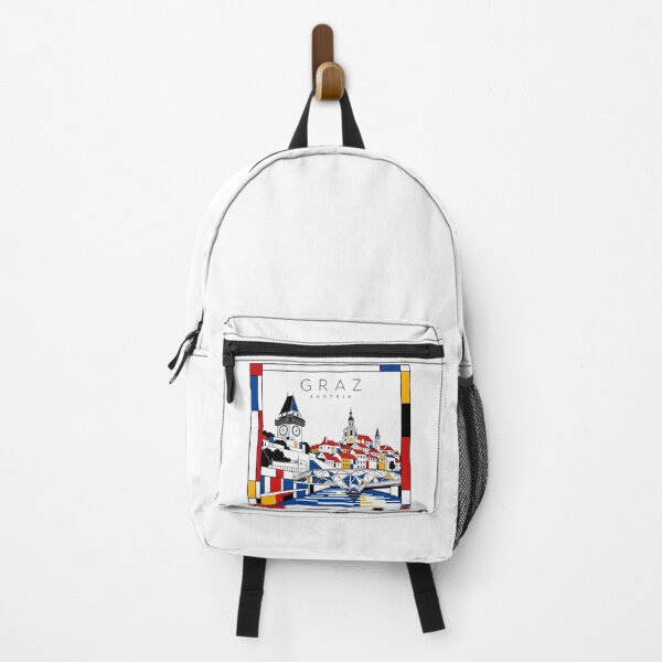 Item preview, Graz Mondrian style poster 3D designed and sold by CMYKStudio.