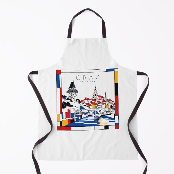 Item preview, Graz Mondrian style poster 3D designed and sold by CMYKStudio.