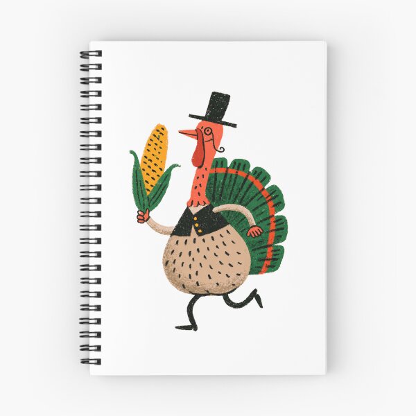 Item preview, Funny Thanksgiving Turkey with Corn – Quirky Fall Illustration designed and sold by Ramona-Gliga.