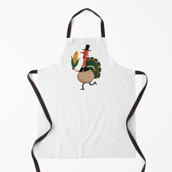 Item preview, Funny Thanksgiving Turkey with Corn – Quirky Fall Illustration designed and sold by Ramona-Gliga.