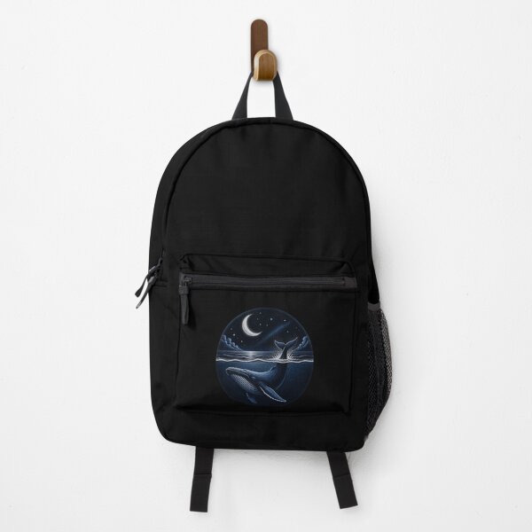 Item preview, Moby Dick Moonlit Whale - Above and Below the Waves designed and sold by Fenay Designs.