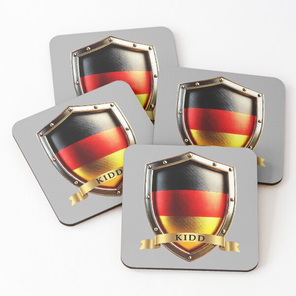 Artikelvorschau, Wappen der Kidd German Heritage entworfen und verkauft von Highlandkings.