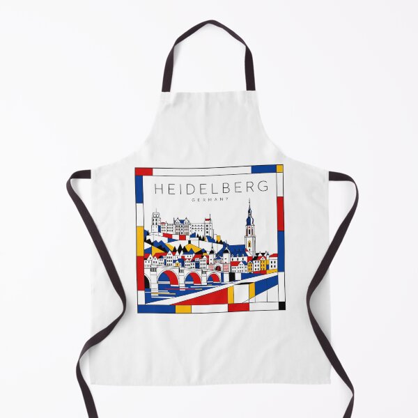 Item preview, Heidelberg Mondrian style poster 3D designed and sold by CMYKStudio.