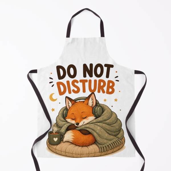 Item preview, Do Not Disturb – Cute Cozy Fox Cartoon Design designed and sold by Kiinaaa.