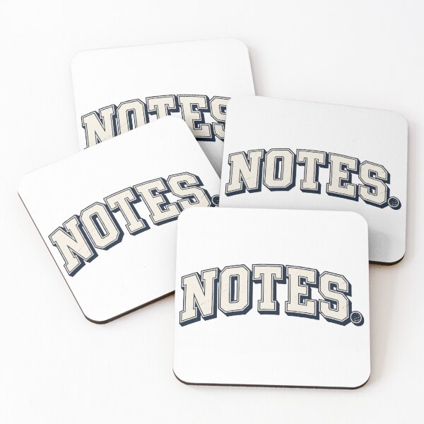 Item preview, NOTES Minimalist College Student Study Typography designed and sold by Sunday.Supply.