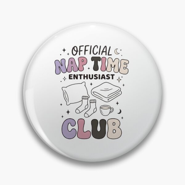 Item preview, Official Nap Time Enthusiast Club | Cozy Sleep Lover Design designed and sold by StickerNestYou.