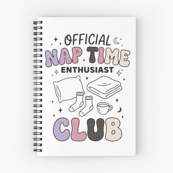 Item preview, Official Nap Time Enthusiast Club | Cozy Sleep Lover Design designed and sold by StickerNestYou.