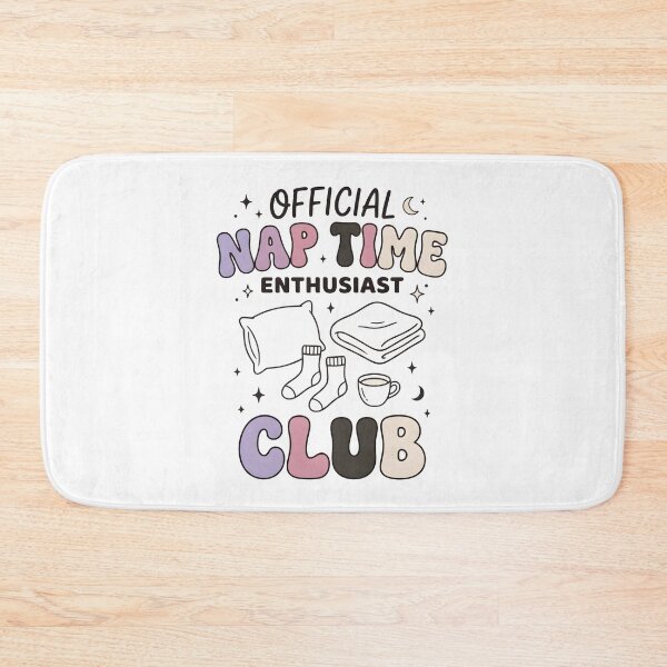 Item preview, Official Nap Time Enthusiast Club | Cozy Sleep Lover Design designed and sold by StickerNestYou.