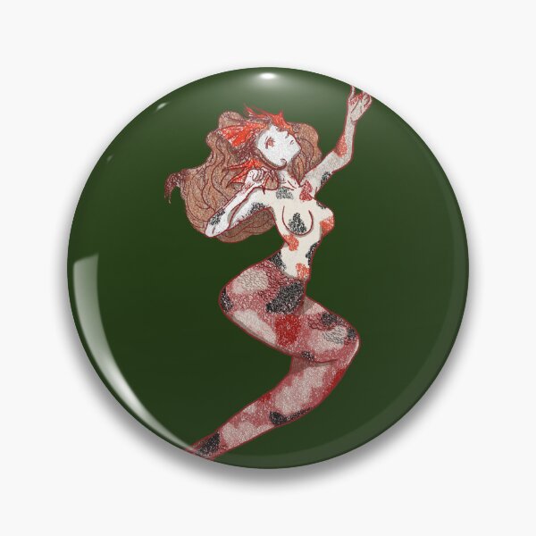 Item preview, A koi mermaid swimming gracefully designed and sold by wakbu.png.