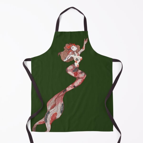 Item preview, A koi mermaid swimming gracefully designed and sold by wakbu.png.