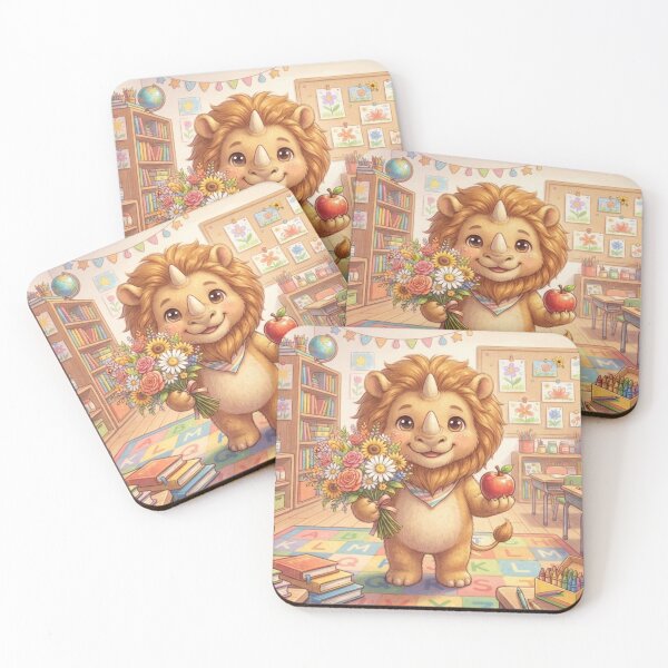 Item preview, Cute Lion Rhino Hybrid — Back to School Classroom designed and sold by TreatLLC.
