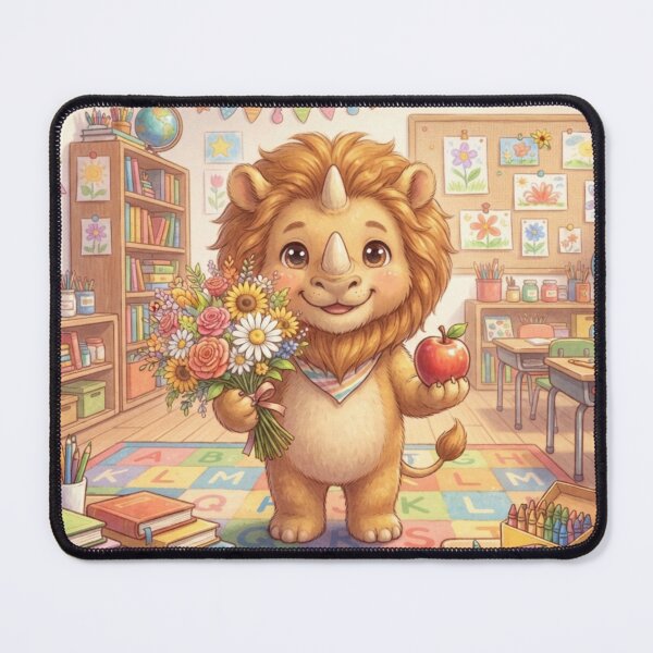 Item preview, Cute Lion Rhino Hybrid — Back to School Classroom designed and sold by TreatLLC.