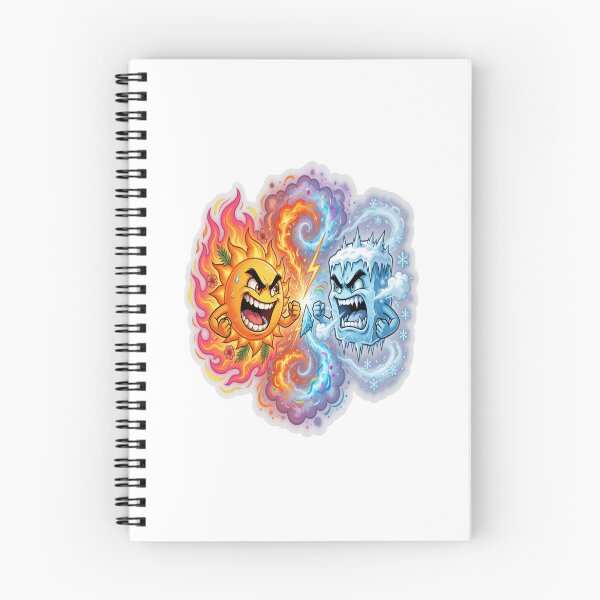 Item preview, Summer Winter Rivalry Fire Ice Seasonal Battle designed and sold by Imaginarium of Chaos falcon88 .