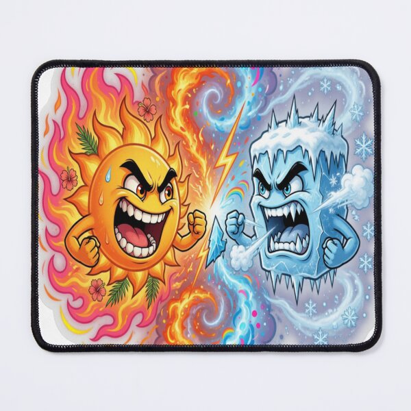 Item preview, Summer Winter Rivalry Fire Ice Seasonal Battle designed and sold by Imaginarium of Chaos falcon88 .