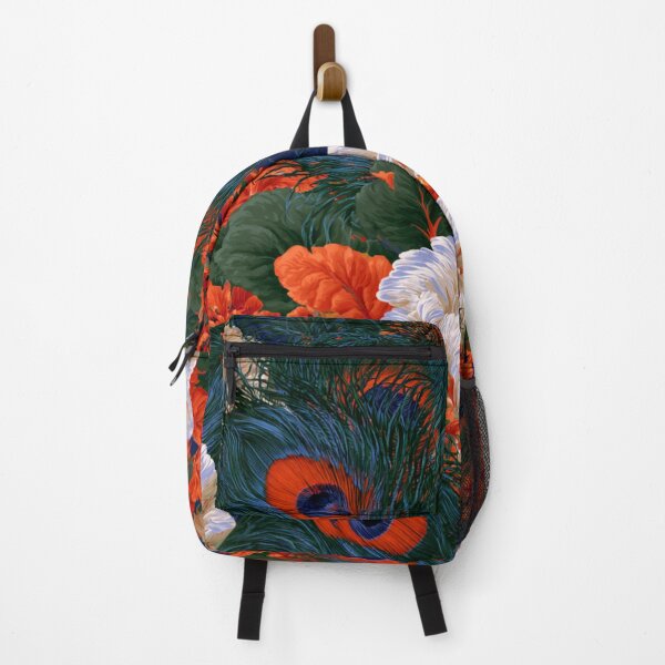 Item preview, Stunning colorful peacock floral feather designed and sold by dcrc.
