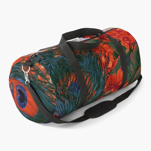 Item preview, Stunning colorful peacock floral feather designed and sold by dcrc.