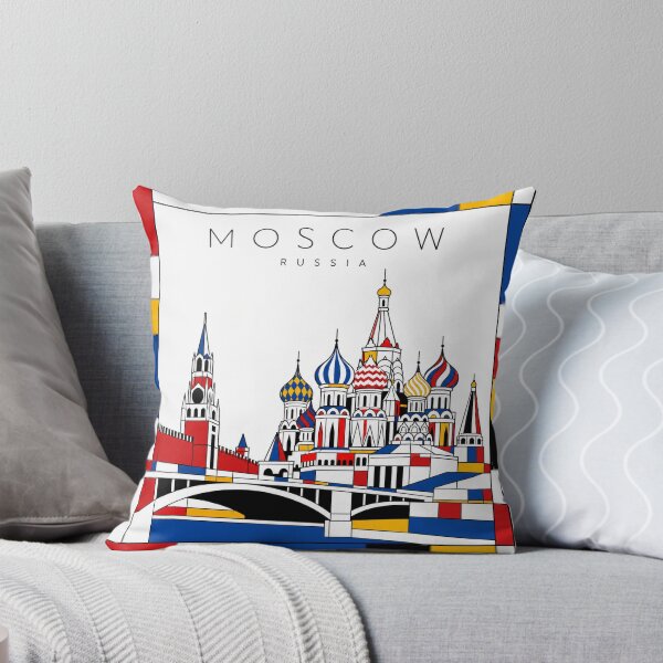 Item preview, Moscow Mondrian style poster 3D designed and sold by CMYKStudio.