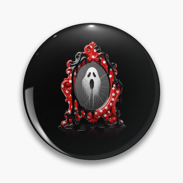 Item preview, Melting Polka Dot Haunted Mirror Ghost Frame designed and sold by YourColorsWall.