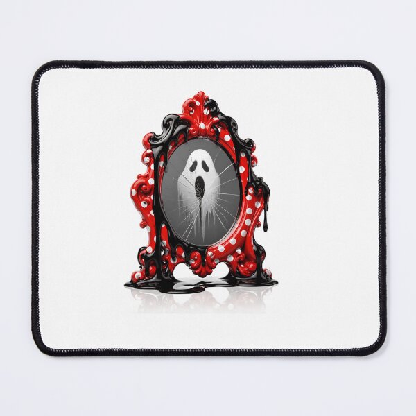 Item preview, Melting Polka Dot Haunted Mirror Ghost Frame designed and sold by YourColorsWall.